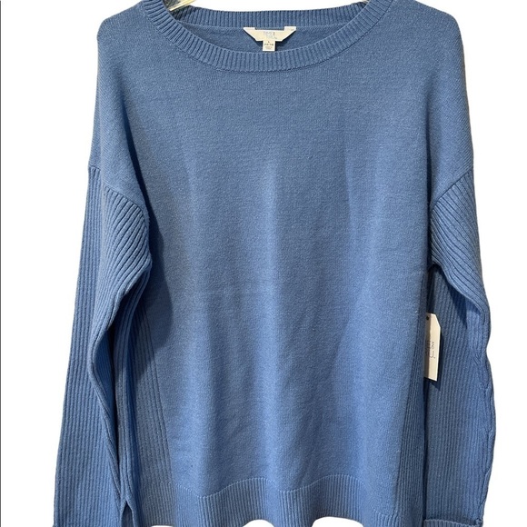 NWT Time and Tru Sweater Sky Blue Size L 12 to 14 - Picture 1 of 11